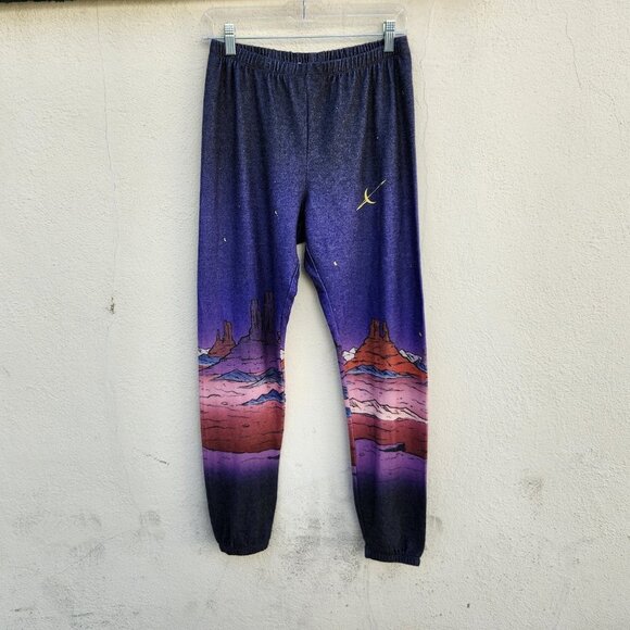 5/$100 SALE - WILDFOX Johnny Rocket Knox Pant | Sunset Print - Picture 5 of 10
